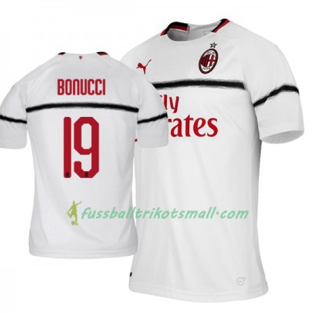 Fußballtrikots AC Mailand Leonardo Bonucci 19 2018-2019 Kurzarm Auswärts-trikot kaufen